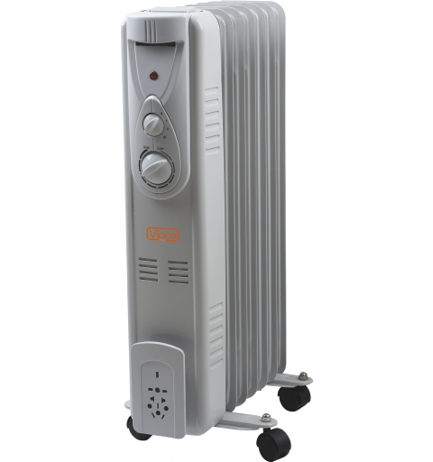 Vinco 70500 stufetta elettrica Interno Grigio 1000 W Riscaldatore ambiente elettrico a olio