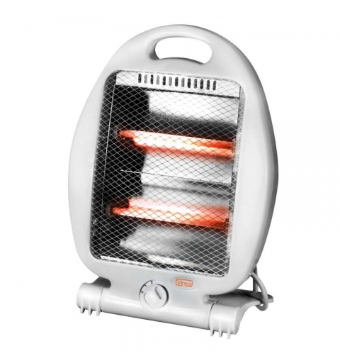 Vinco 70155 Elektrische Raumheizung Drinnen Weiß 800 W Elektrischer Quarz-Raumheizer