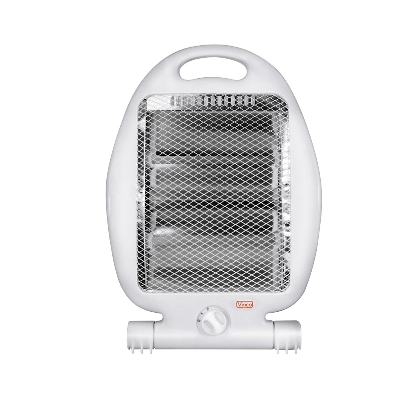 Vinco 70155 Elektrische Raumheizung Drinnen Weiß 800 W Elektrischer Quarz-Raumheizer