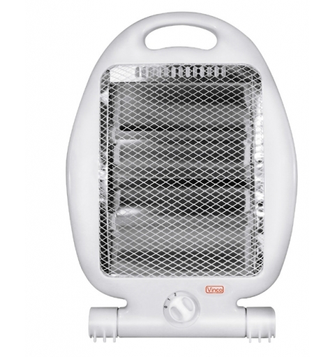 Vinco 70155 Elektrische Raumheizung Drinnen Weiß 800 W Elektrischer Quarz-Raumheizer