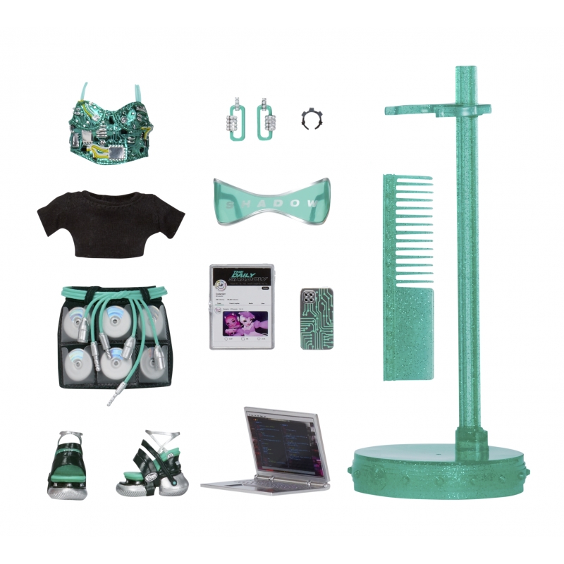 MGA Entertainment Shadow High Fashion Doll- BERRIE SKIES (Green)