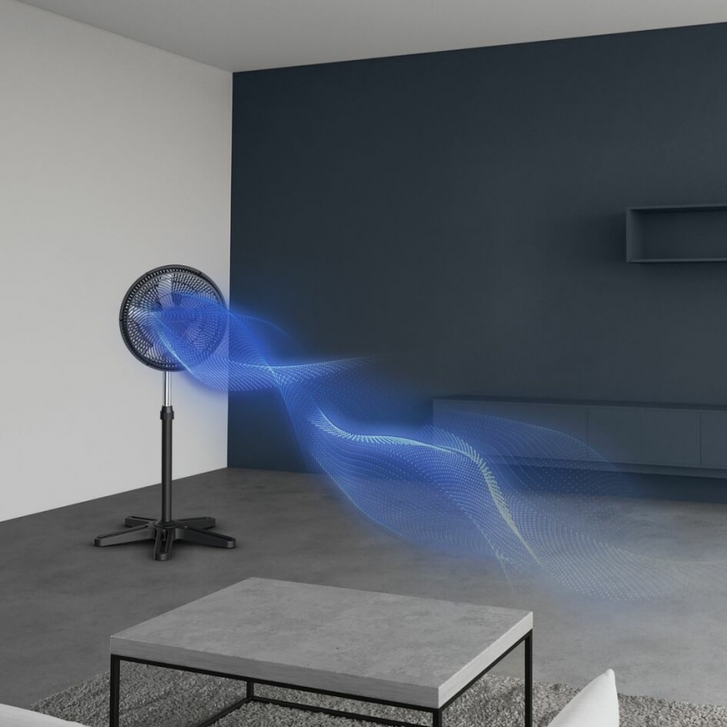 Rowenta Turbo Essential VU3110F0 ventilateur Noir