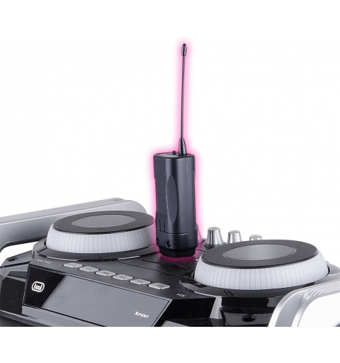 Trevi EM 408 UHF Nero Microfono a clip