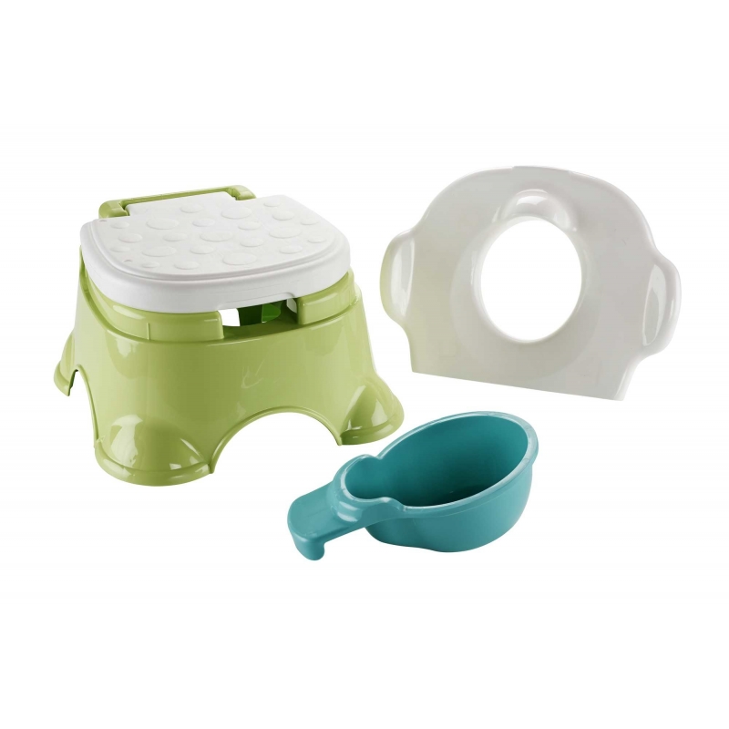 Fisher-Price Everything Baby DLT00 Kindertöpfchen Kunststoff Blau, Grün, Weiß