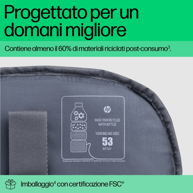 HP Zaino Travel Plus 30L per notebook da 17"