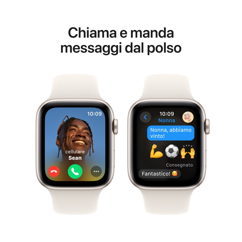 Apple Watch SE OLED 44 mm Digital 368 x 448 Pixel Touchscreen Biege WLAN GPS
