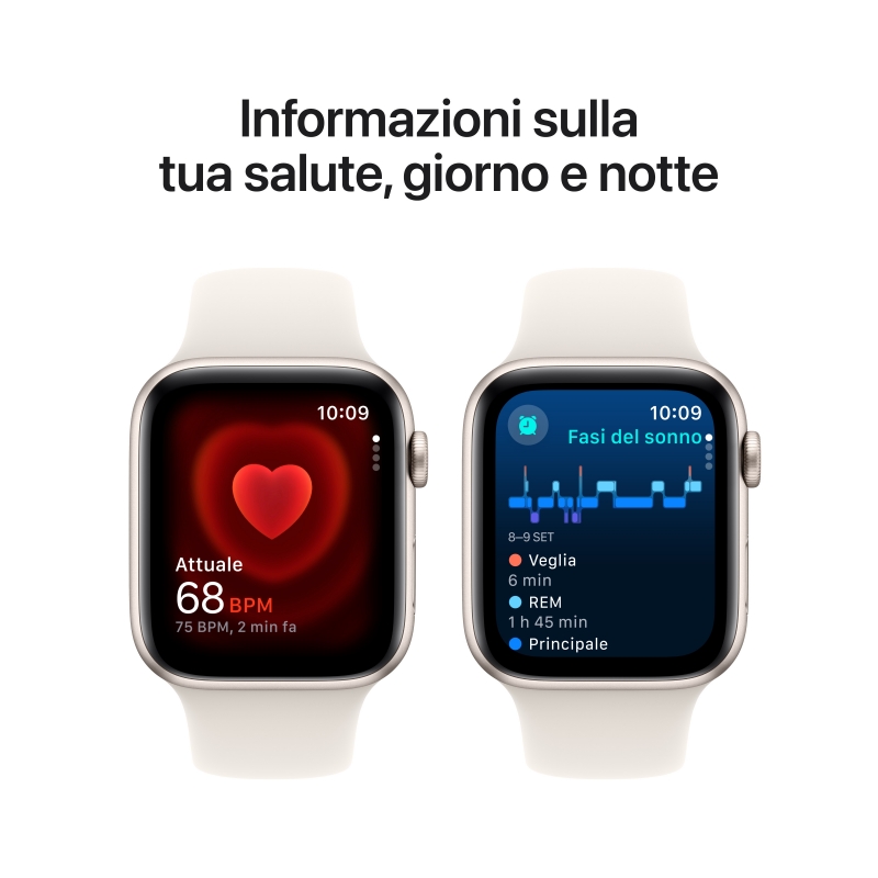 Apple Watch SE OLED 44 mm Digital 368 x 448 Pixel Touchscreen Biege WLAN GPS