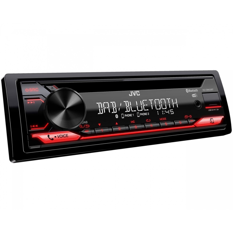 JVC KD-DB622BT Ricevitore multimediale per auto Nero 200 W Bluetooth