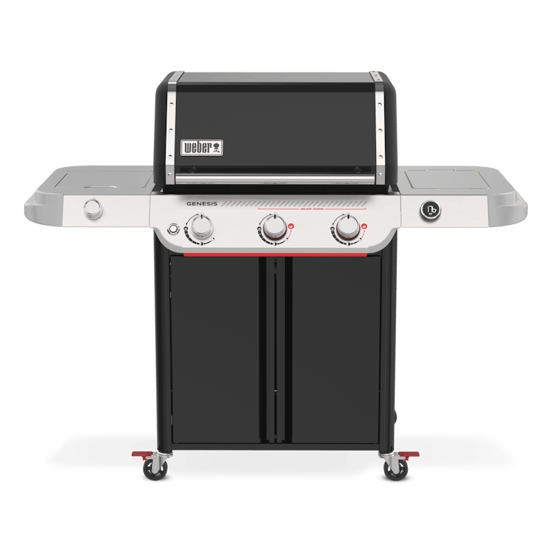 Weber E-335W Barbecue Chariot Gaz de pétrole liquéfié Noir, Acier inoxydable 17880 W