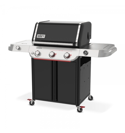 Weber E-335W Barbecue Chariot Gaz de pétrole liquéfié Noir, Acier inoxydable 17880 W