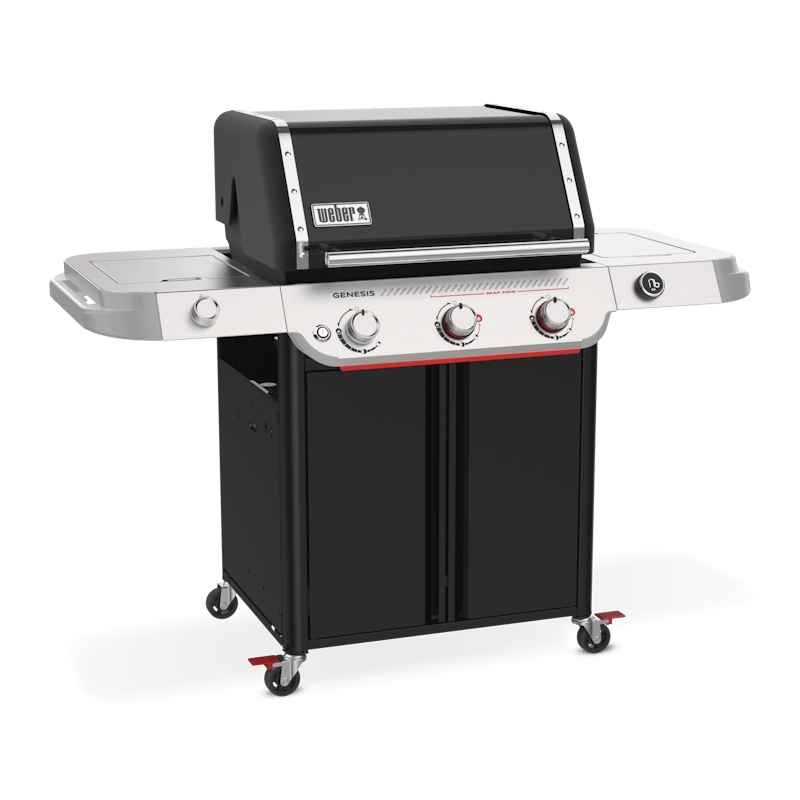 Weber E-335W Barbecue Chariot Gaz de pétrole liquéfié Noir, Acier inoxydable 17880 W