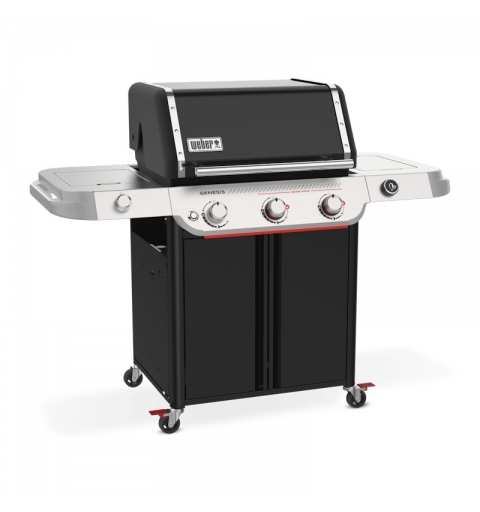 Weber E-335W Barbecue Chariot Gaz de pétrole liquéfié Noir, Acier inoxydable 17880 W