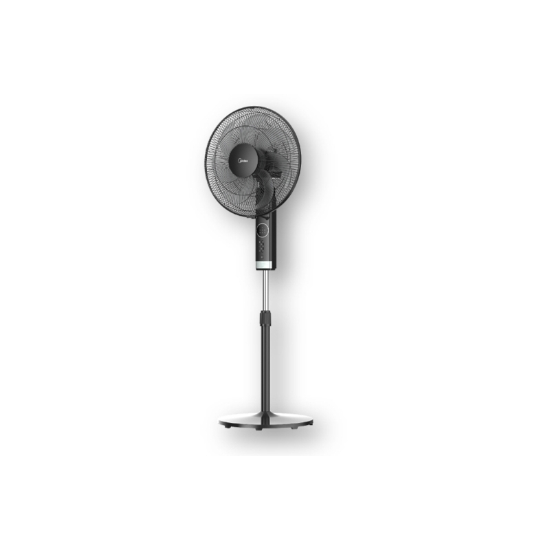 Midea MFS400R0APH Ventilatore Piantana 50W 3Velocità 7Pale Diametro 40Cm Timer Nero