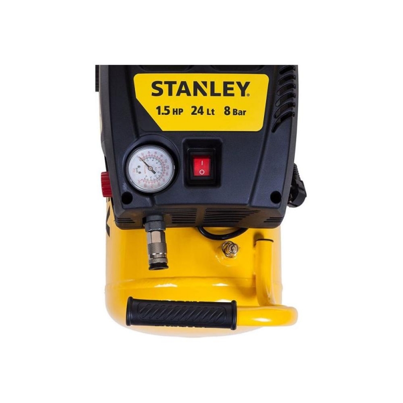 Stanley STN003 D Compressore serbatoio 24litri - pressione 8bar - portata aria 110lt/min