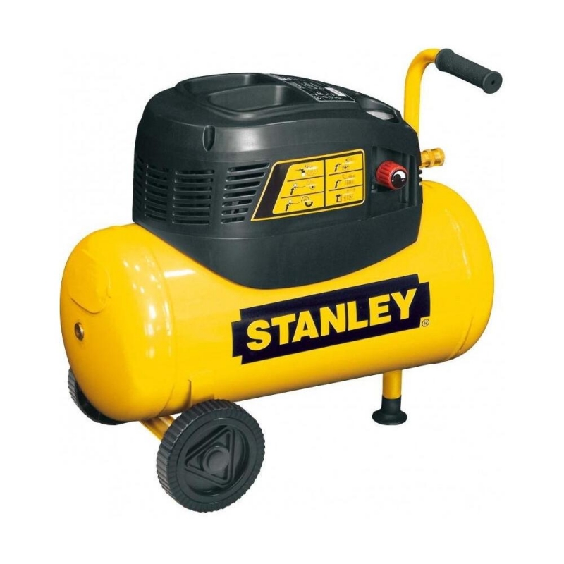 Stanley STN003 D Compressore serbatoio 24litri - pressione 8bar - portata aria 110lt/min
