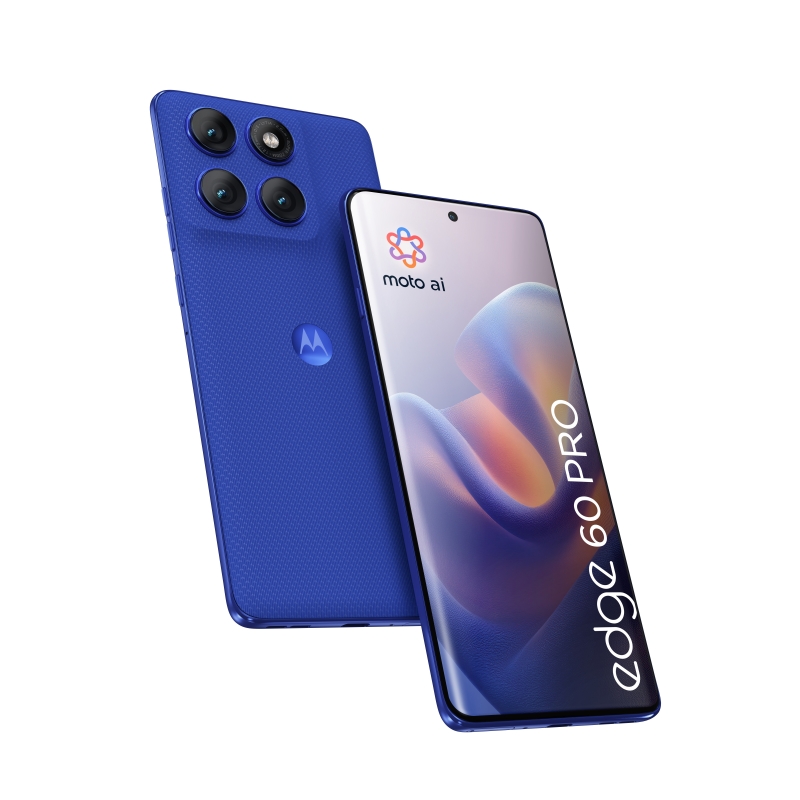 Motorola edge 60 pro 16,9 cm (6.67") Dual-SIM Android 15 5G USB Typ-C 12 GB 512 GB 6000 mAh Blau