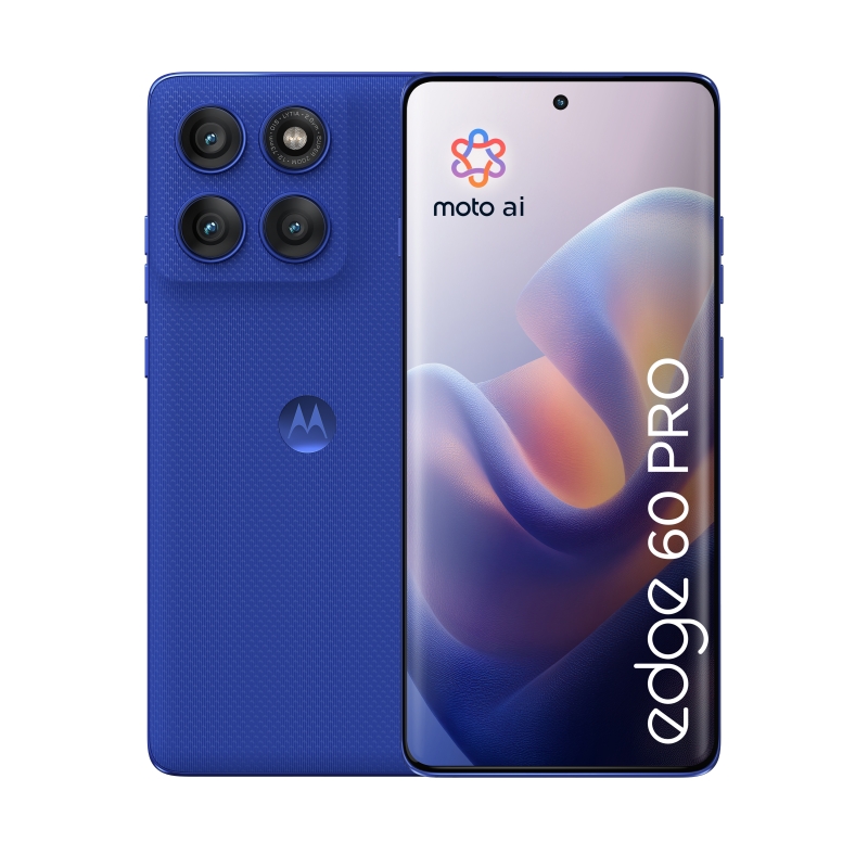 Motorola edge 60 pro 16,9 cm (6.67") Dual-SIM Android 15 5G USB Typ-C 12 GB 512 GB 6000 mAh Blau
