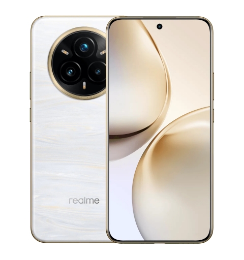 realme 14 Pro+ 5G 17,4 cm (6.83") Doppia SIM Android 15 USB tipo-C 8 GB 256 GB 6000 mAh Bianco
