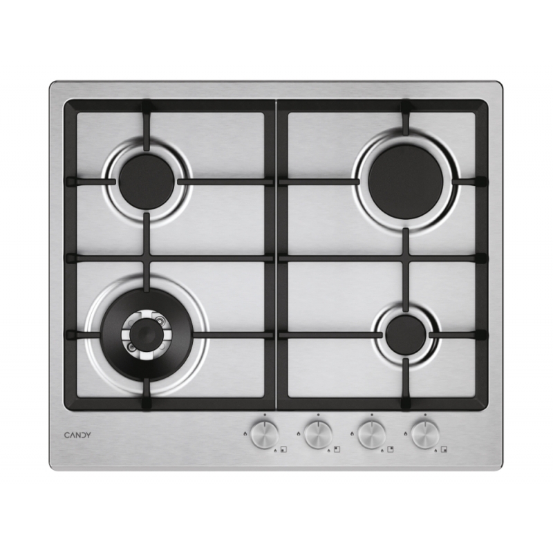 Candy Moderna CHG6BF4WTX Stainless steel Built-in 60 cm Gas 4 zone(s)