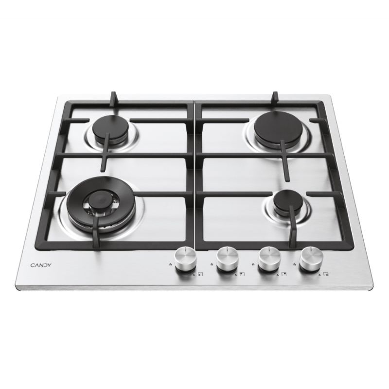 Candy Moderna CHG6BF4WTX Stainless steel Built-in 60 cm Gas 4 zone(s)