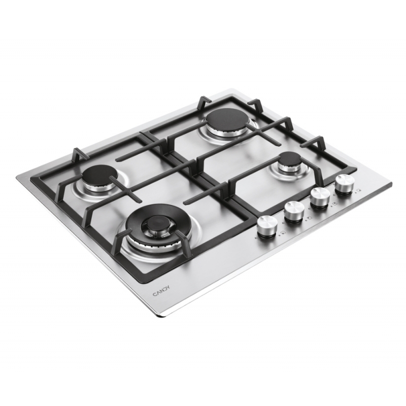 Candy Moderna CHG6BF4WTX Stainless steel Built-in 60 cm Gas 4 zone(s)