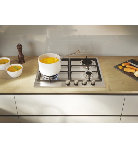 Candy Moderna CHG6BF4WTX Stainless steel Built-in 60 cm Gas 4 zone(s)