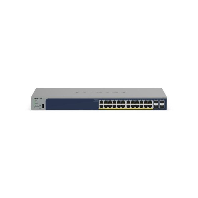 NETGEAR GS728TPP Gestionado L2 L3 L4 Gigabit Ethernet (10 100 1000) Energía sobre Ethernet (PoE) Gris