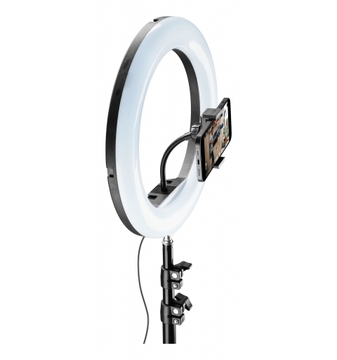 Tech Pop Selfie Ring Pro - Universale Anello led con treppiede da 1.60m per riprese video e selfie