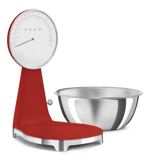 Smeg Bilancia da cucina 50's Style – Rosso LUCIDO - KSF01RDWW