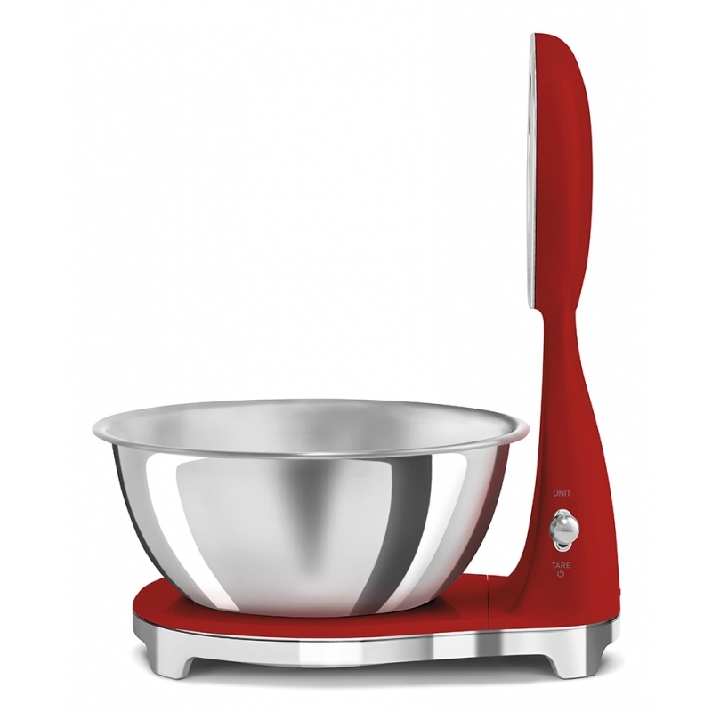 Smeg Bilancia da cucina 50's Style – Rosso LUCIDO - KSF01RDWW