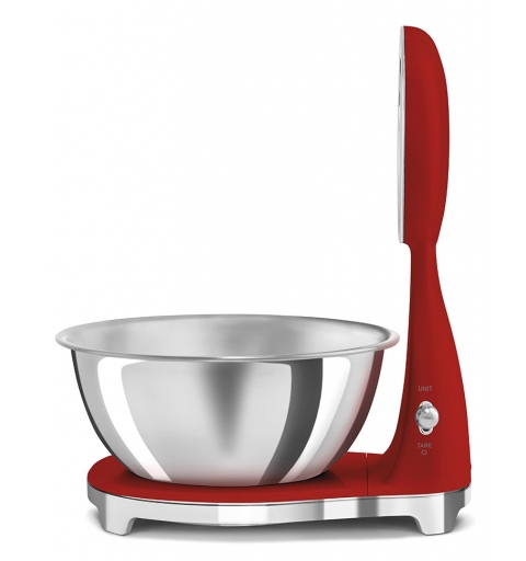 Smeg Bilancia da cucina 50's Style – Rosso LUCIDO - KSF01RDWW
