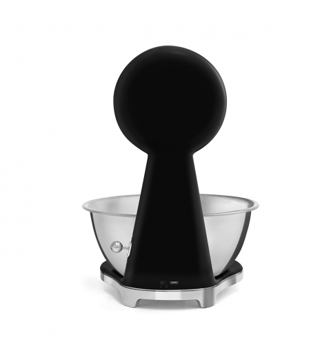 Smeg KSF01BLWW báscula de cocina Negro, Cromo Encimera Báscula electrónica de cocina