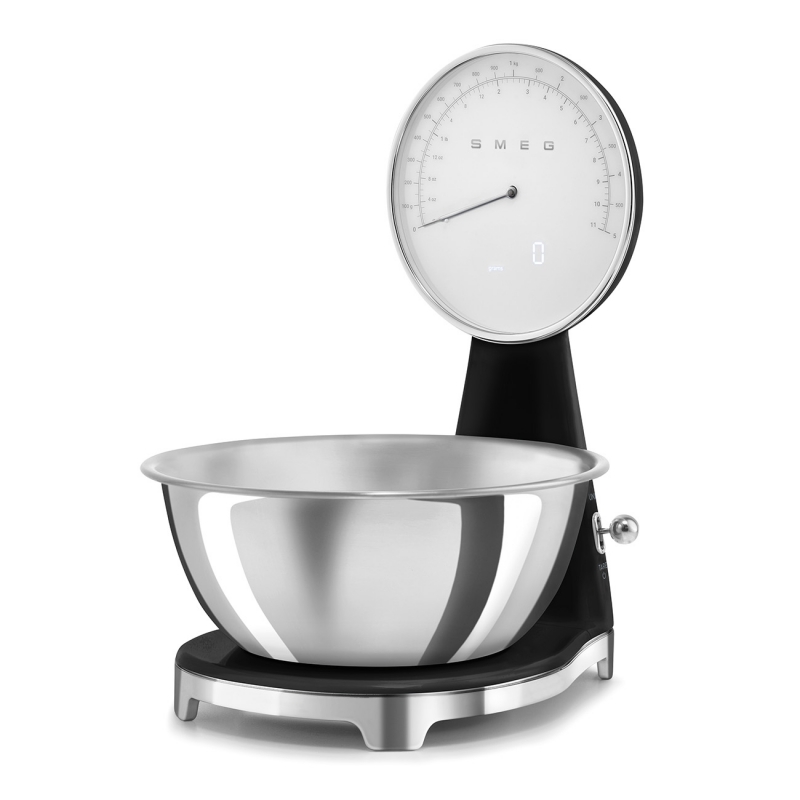 Smeg Bilancia da cucina 50's Style - Nero LUCIDO - KSF01BLWW