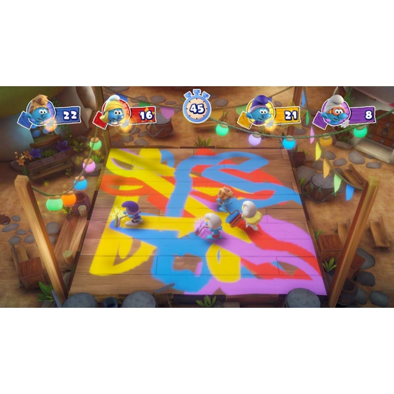 Microids The Smurfs Village Party Standard Chinois simplifié, Chinois traditionnel, Allemand, Néerlandais, Anglais, Espagnol,