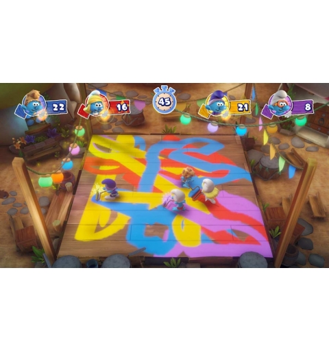 Microids The Smurfs Village Party Standard Chinois simplifié, Chinois traditionnel, Allemand, Néerlandais, Anglais, Espagnol,