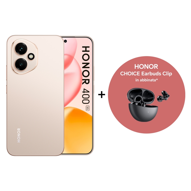 Honor 400 5G + EAR clip 16.6 cm (6.55") MagicOS 9.0 8 GB 512 GB 5300 mAh Gold