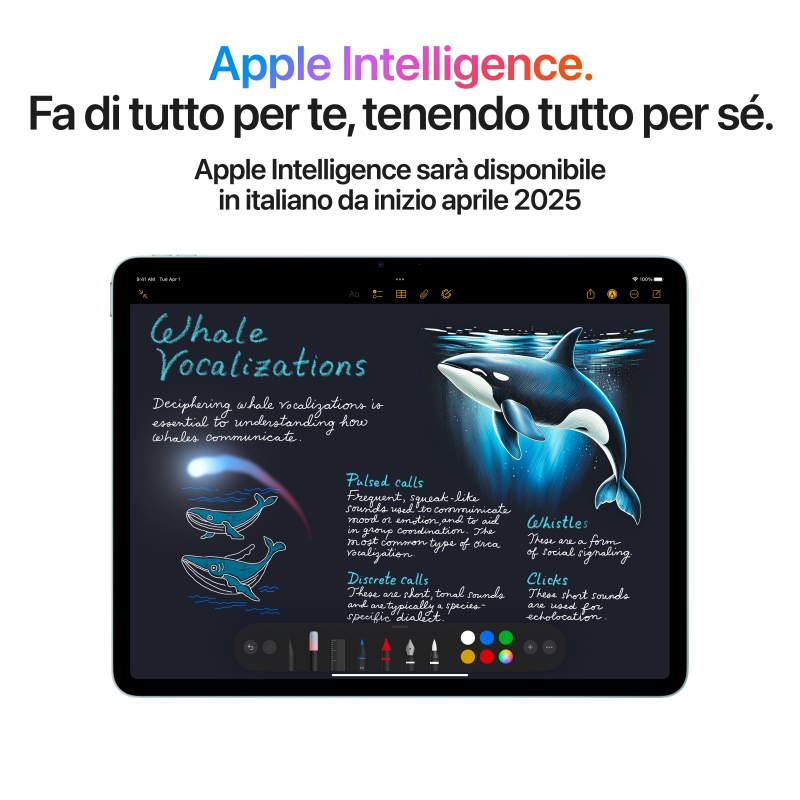Apple iPad Air Apple M 256 Go 33 cm (13") 8 Go Wi-Fi 6E (802.11ax) iPadOS 18 Violet