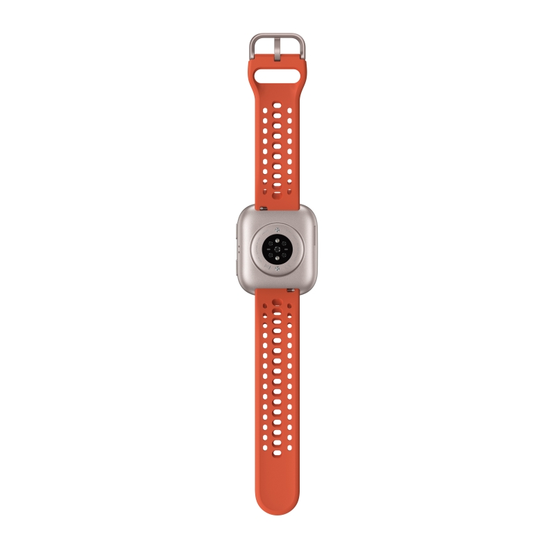 Amazfit Bip 6 Red 5 cm (1.97") AMOLED Numérique 390 x 450 pixels Écran tactile Or GPS (satellite)