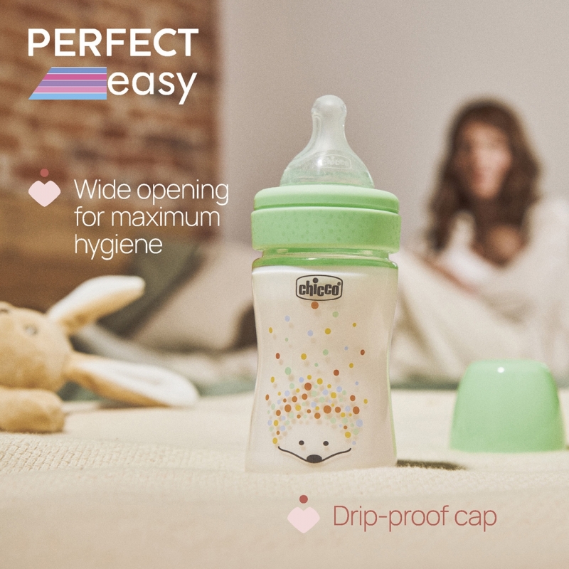 Chicco 00020251300000 Babyflasche 150 ml Grün Glas