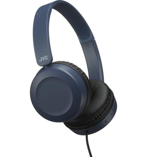 JVC HA-S31M-A Auricolare Cablato A Padiglione Musica e Chiamate Blu