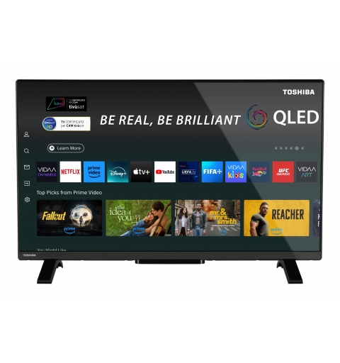 Toshiba 32QV2F63DA TV 81,3 cm (32") Full HD Smart TV Noir 200 cd m²