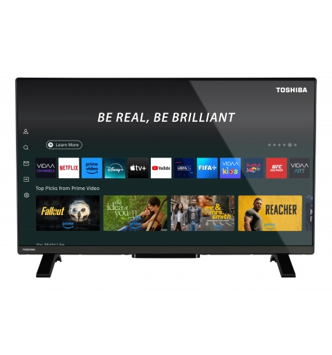 Toshiba 32QV2F63DA TV 81,3 cm (32") Full HD Smart TV Noir 200 cd m²