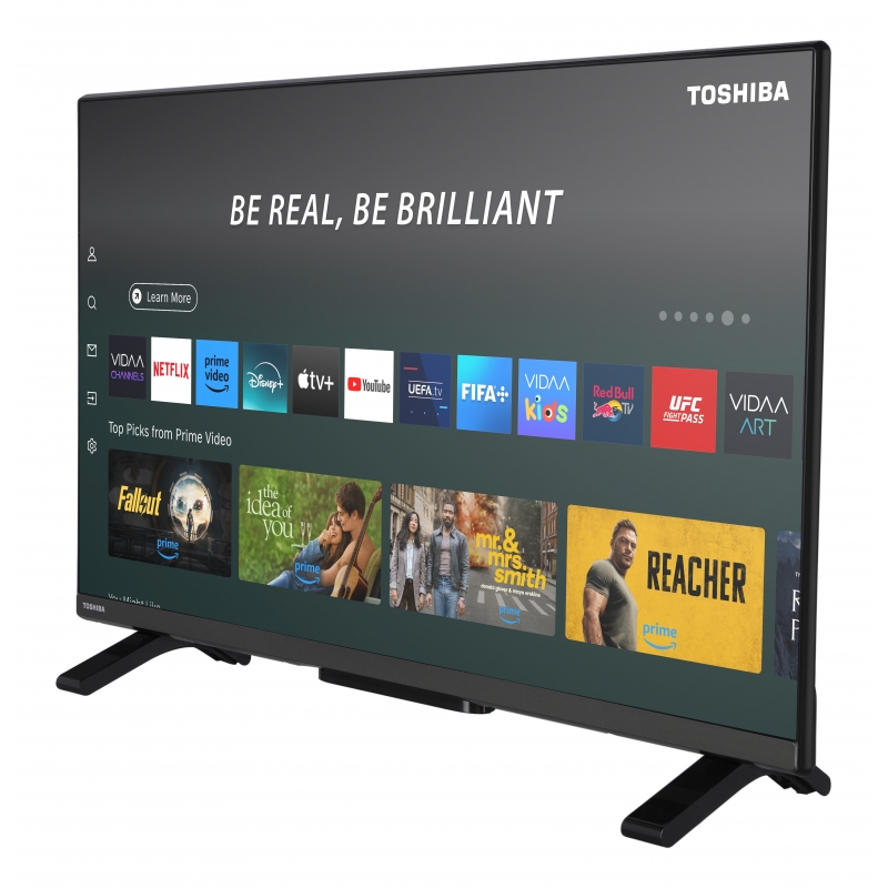 Toshiba 32QV2F63DA TV 81,3 cm (32") Full HD Smart TV Noir 200 cd m²