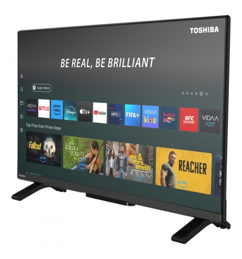 Toshiba 32QV2F63DA TV 81,3 cm (32") Full HD Smart TV Noir 200 cd m²