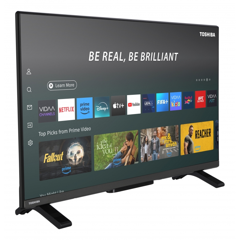 Toshiba 32QV2F63DA TV 81,3 cm (32") Full HD Smart TV Noir 200 cd m²