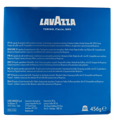 Lavazza 7020 bolsita y cápsula de café Tueste medio 80 pieza(s)