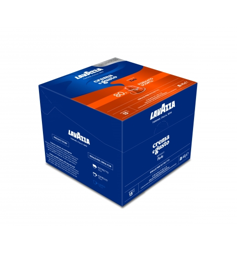 Lavazza 7021 Kaffeekapsel & Kaffeepad Dunkle Röstung 80 Stück(e)