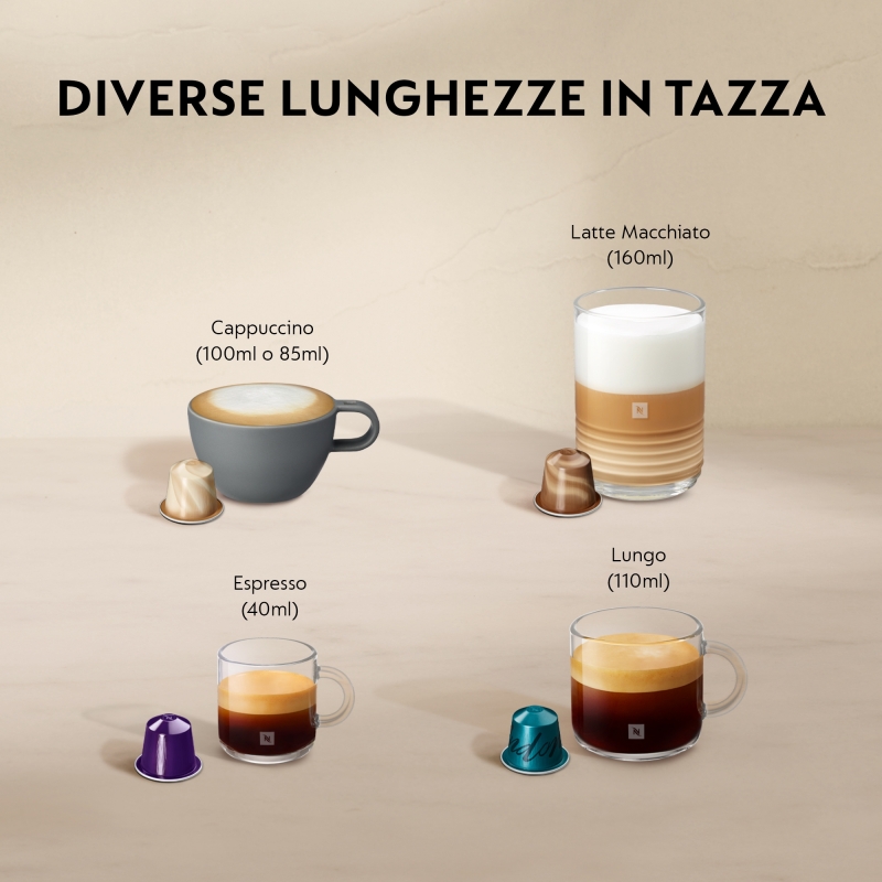De’Longhi Inissia EN 80.BAE Entièrement automatique Machine à expresso 0,7 L