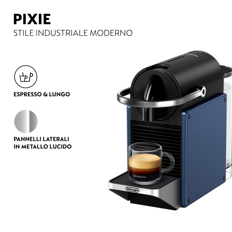 De’Longhi Pixie EN127.BL Entièrement automatique Cafetière à dosette 1 L