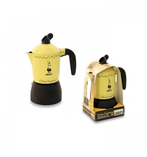 Bialetti Orzo Express Cafetera italiana Negro, Amarillo